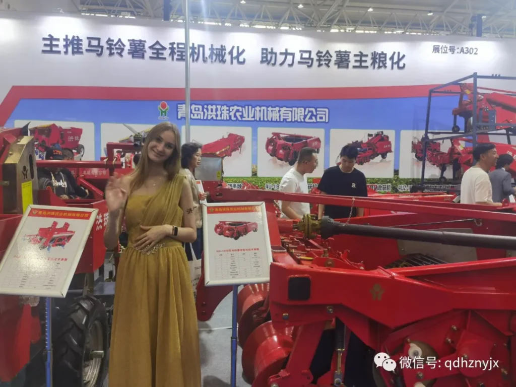 青岛洪珠亮相中国国际农机展，国内外客户纷纷前来洽谈合作